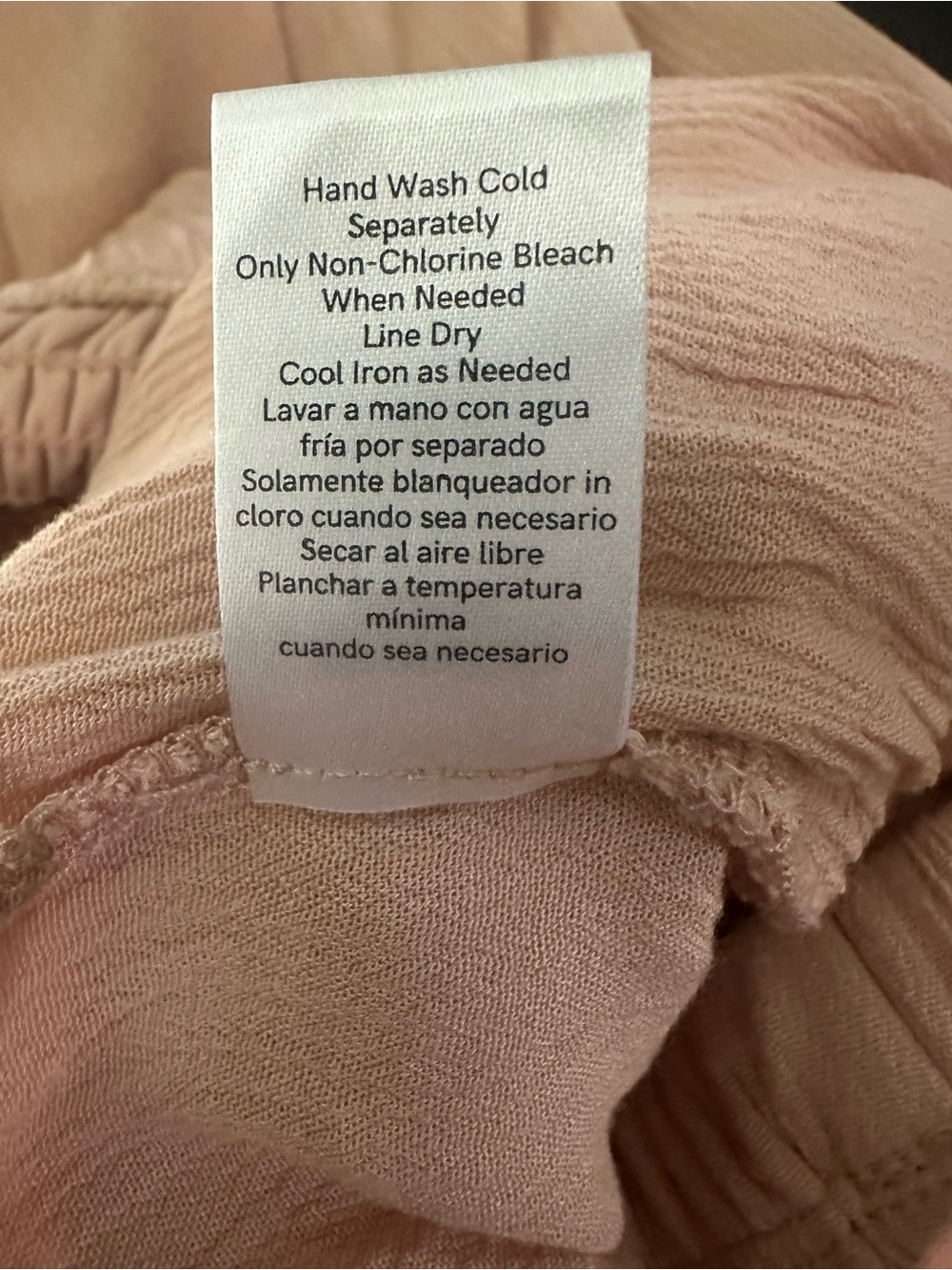 Venus Strapless Smocked Gauze Wide Leg Jumpsuit Sz M - Picture 10 of 10
